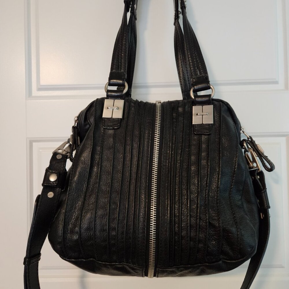 Tulah Ray Large Black Shoulder Bag - Picture 2 of 15